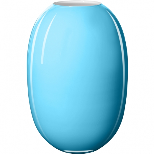 Piet Hein Vase Super Opal Glas 50 cm - aquamarin | EXQUISIT24
