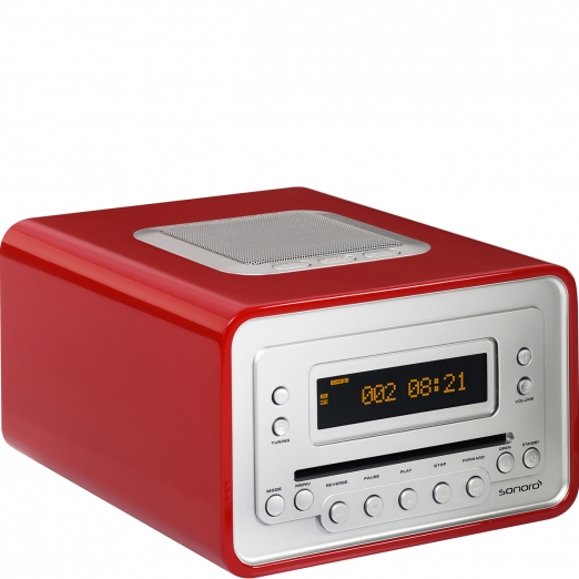 Sonoro Cubo Radio Cd-Player - rot | EXQUISIT24